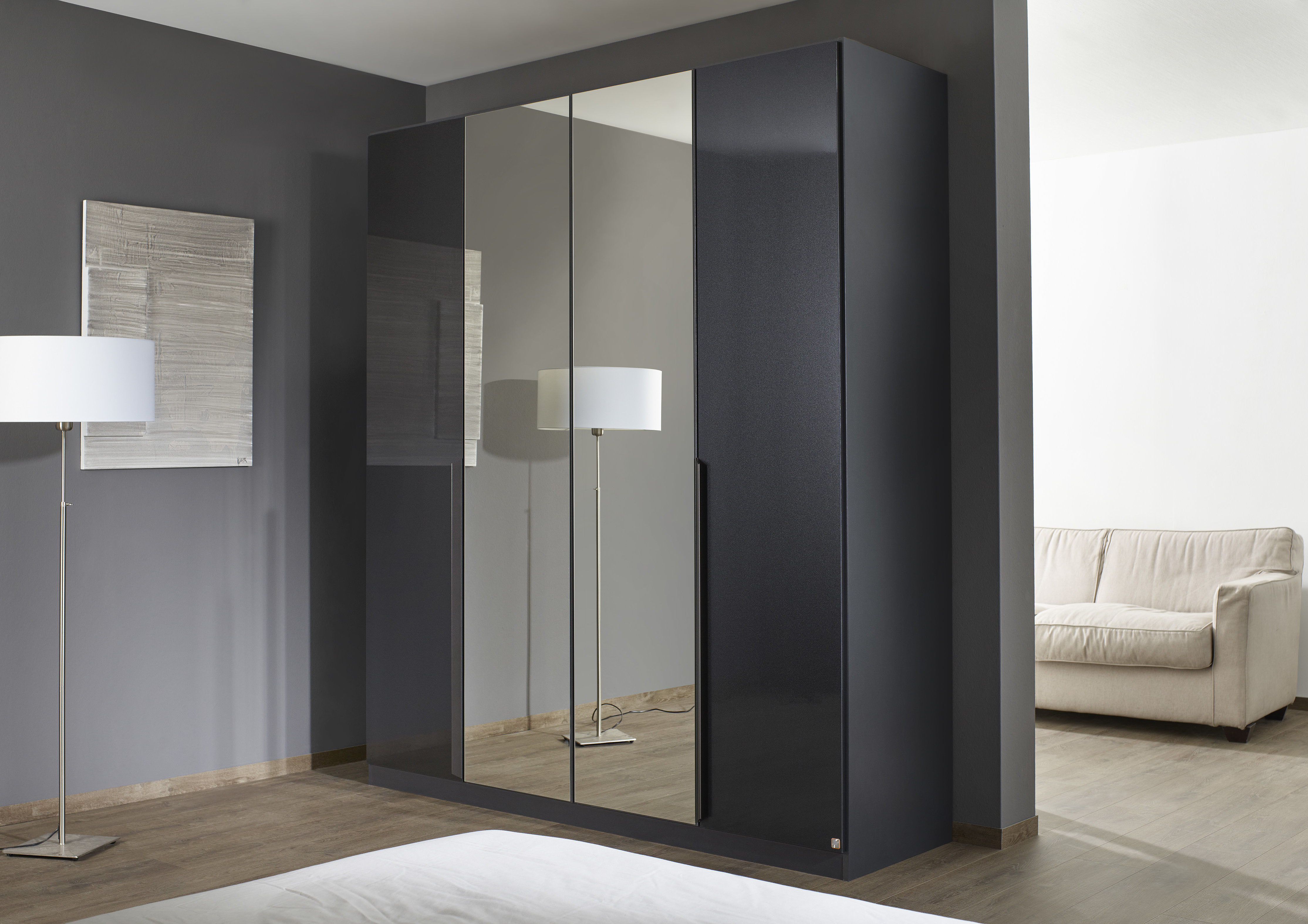 rauch Quadra hinge-door wardrobe