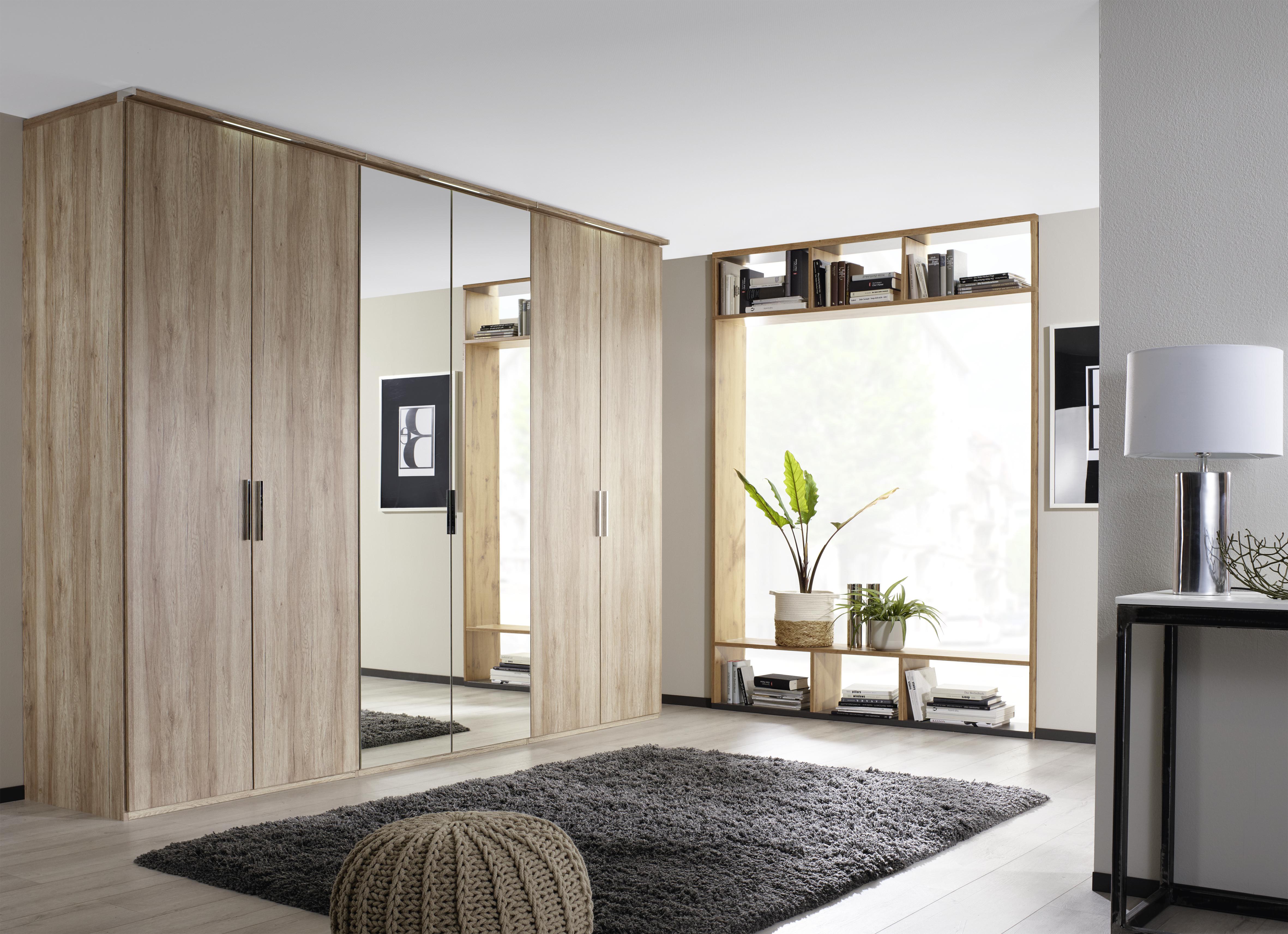 Wardrobe - Wood - Mirror